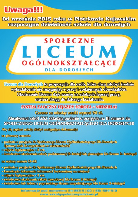 Społeczne Liceum Ogólnokształcące dla Dorosłych